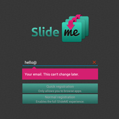 SlideME app store