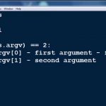 python command line arguments